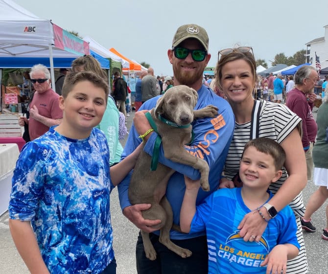 Family with the newest member